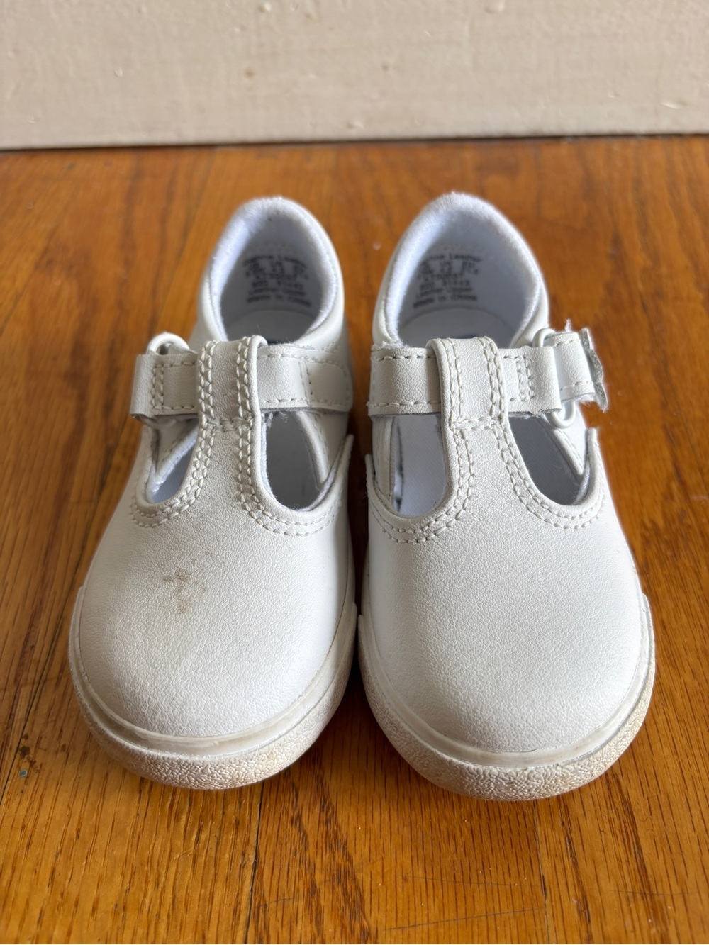 Keds White Girls Mary Jane Dress Shoes
